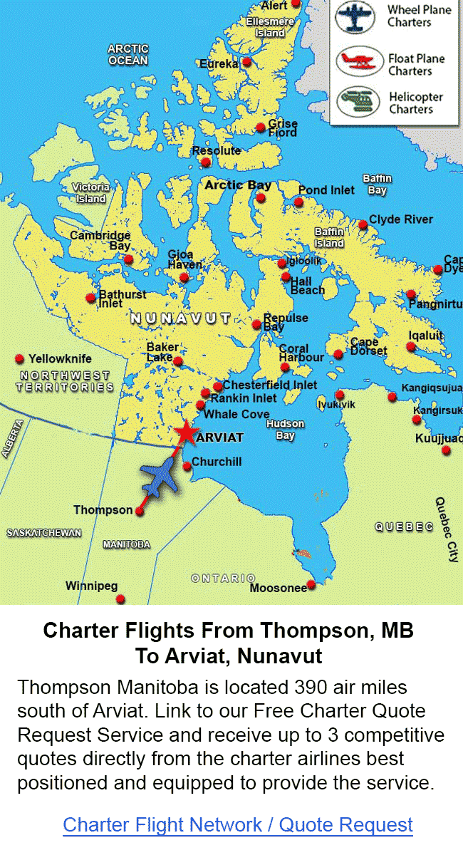 Thompson Manitoba Map